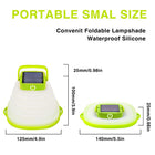 Collapsible Solar Camping Lantern – IP68 Waterproof, USB Rechargeable