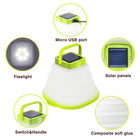 Collapsible Solar Camping Lantern – IP68 Waterproof, USB Rechargeable