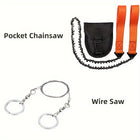 Pocket Chainsaw – Hand-Powered Survival Saw