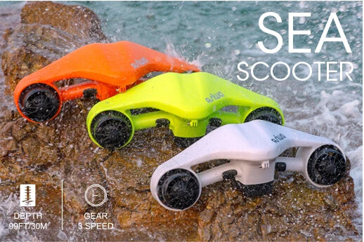 CAMORO 126Wh 30Mins Hybrid Underwater Wakeboard Dual Motor Compatible Action Camera