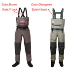 Fishing Waders Durable and Comfortable Breathable Stocking Foot Chest Wader Kits  for Men and Women