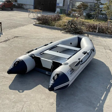 SOLAR MARINE 9.8ft 3 Meters Inflatable Speed Boat Outdoor Fishing Rescue Kayak  With Free Accessories for scuba Diving