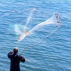 Saltwater Fishing Cast Net for Bait Trap 3ft/4ft/5ft/6ft/7ft/8ft/9ft/10ft Radius with Heavy Duty Real Zinc Sinker Weights