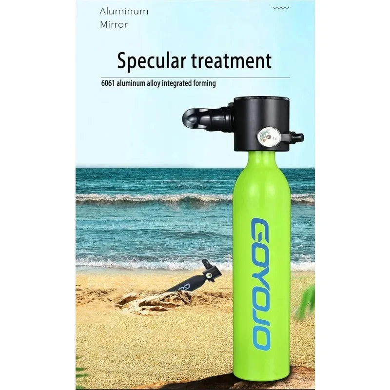 Mini Scuba Tank Portable Small 0.5L Diving Device Air Oxygen Cylinder
