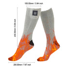 Electric Heated Winter Socks for Skiing & Hiking