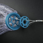Cast Net 3/8" Mesh 3/4/5/6/8ft for USA Freshwater Saltwater Casting Nets with Weight Sinker & Bait Shrimp Trap Fish Accessories