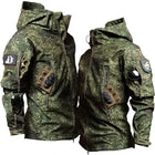 Winter Thick Camo Suit Waterproof Tactical Jackets Training Multi-pocket Hooded Jacket Fleece Pants Men Outdoor Hunting clothes