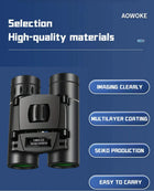 100x22 Professional Binoculars High Magnification Micro Night Vision Mini Portable Telescope For Camping Outdoor