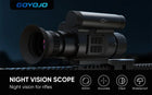 Night Vision Scope 50mm Focal Lens Vision Goggles  for Night Hunting Camping 850nm Day/Night Vision Monocular with Camera&Video