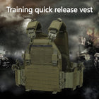 Outdoor training vest multi-functional MOLLE expansion convenient quick release vest waterproof and wear-resistant