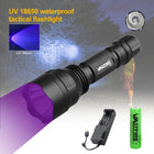 Rechargeable Waterproof Camping Flashlight (Blue & UV)