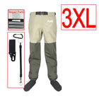 Waterproof Fishing Waders 5 or 3 Layers Men Women Hunting Fishing Wading Pants with Neoprene Socks Waist Chest Fishing Clothes
