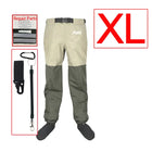 Waterproof Fishing Waders 5 or 3 Layers Men Women Hunting Fishing Wading Pants with Neoprene Socks Waist Chest Fishing Clothes