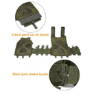 Outdoor training vest multi-functional MOLLE expansion convenient quick release vest waterproof and wear-resistant