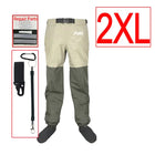 Waterproof Fishing Waders 5 or 3 Layers Men Women Hunting Fishing Wading Pants with Neoprene Socks Waist Chest Fishing Clothes