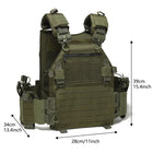 Outdoor training vest multi-functional MOLLE expansion convenient quick release vest waterproof and wear-resistant
