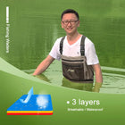 Waterproof Fishing Waders 5 or 3 Layers Men Women Hunting Fishing Wading Pants with Neoprene Socks Waist Chest Fishing Clothes
