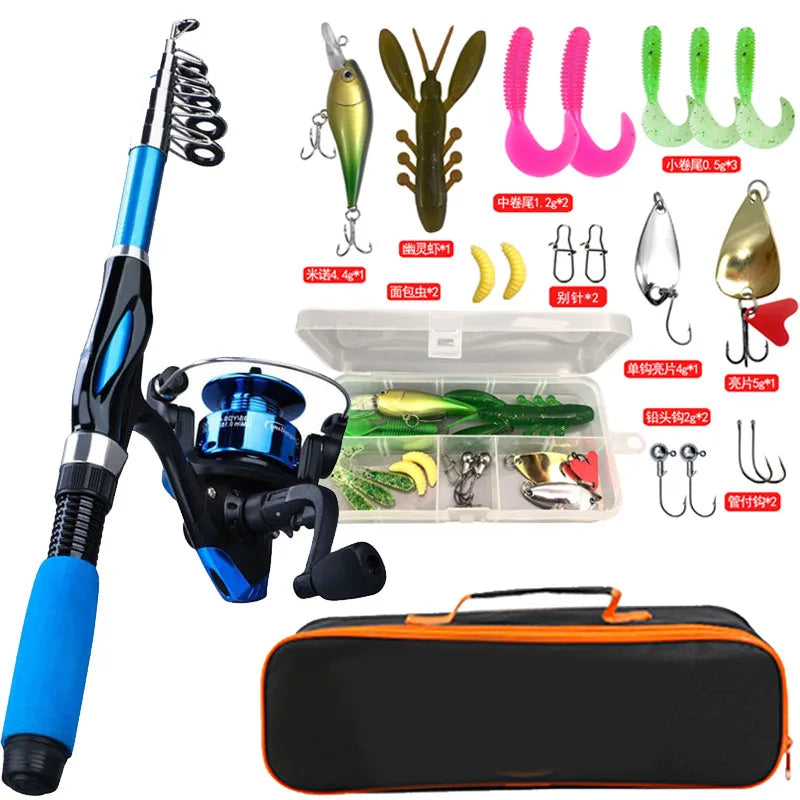 Weekend Angler Kit – Rod Combo, Lure Box & Tackle Backpack