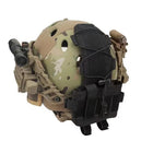 Tactical Helmet Pouch Battery Box Counterweight Pouch Remote Battery Helmet Accessory Storage Bag with Hook Loop for Fast Helmet