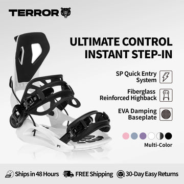 TERROR P1-360 Step-In Snowboard Bindings