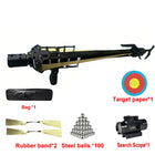Lightweight 40-shot Compound Bow Outdoor Precision Slingshot Dual-purpose For Arrows And Steel Balls Crossbow Composit bow bag