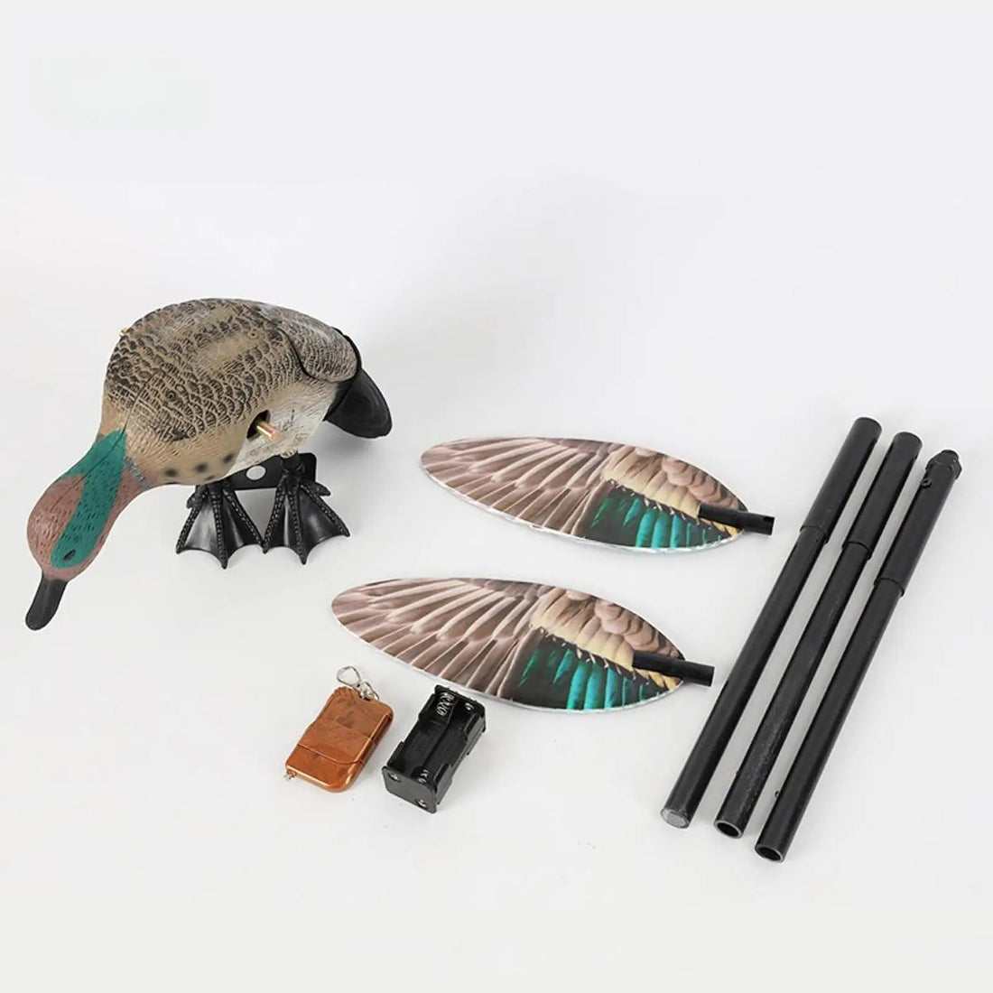 Duck Motion Decoy Rotating Wing 3D Hunting Duck Decoy Garden Faked Animals Decoration for Farmhouse Backyard Barn Hunting