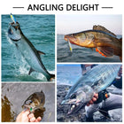 Fishing Lures Tackle Box with Crankbaits, Spoon, Hooks, Weights & Other Accessories, Fishing Bait Lure Gear Kit Gifts for Men