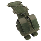 Tactical Helmet Pouch Battery Box Counterweight Pouch Remote Battery Helmet Accessory Storage Bag with Hook Loop for Fast Helmet