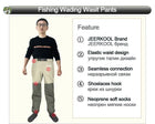 Fly Fishing Waders Fish Wading Pants Original JEERKOOL 3 Layers  Overalls Waterproof Clothes Soft Waders Breathable Boot