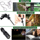 Survival Kit military Camping Multifunction Defense Equipment First Aid SOS for Wilderness Adventure With knife Thermal Blanket