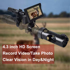 3 million pixel night vision rifle sight 4.3-inch high-definition large screen monocular telescope for shooting and hunting