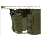 Outdoor training vest multi-functional MOLLE expansion convenient quick release vest waterproof and wear-resistant