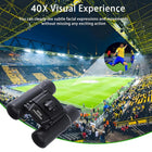 40x22 HD Powerful Binoculars 2000M Long Range Folding Mini Telescope BAK4 FMC Optics For Hunting Sports Outdoor Camping Travel