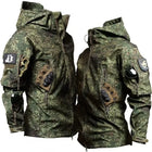 Winter Thick Camo Suit Waterproof Tactical Jackets Training Multi-pocket Hooded Jacket Fleece Pants Men Outdoor Hunting clothes