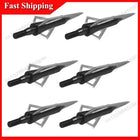 ABUB 100 Grain Archery Heads Broad Head Tips Arrows For Practicing Hunting Crossbow Recurve Bow Compound Bow