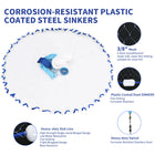 Fishing Cast Net 4ft 6ft 8ft Radius USA Saltwater Freshwater Fishing Nets for Bait Trap Fish Casting Nets with Ring Easy Throw