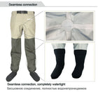 Fly Fishing Waders Fish Wading Pants Original JEERKOOL 3 Layers  Overalls Waterproof Clothes Soft Waders Breathable Boot