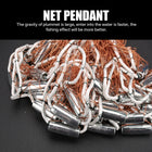 Saltwater Fishing Cast Net for Bait Trap 3ft/4ft/5ft/6ft/7ft/8ft/9ft/10ft Radius with Heavy Duty Real Zinc Sinker Weights