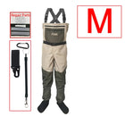 Waterproof Fishing Waders 5 or 3 Layers Men Women Hunting Fishing Wading Pants with Neoprene Socks Waist Chest Fishing Clothes