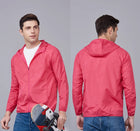 JNLN Men Women Hiking Jackets Waterproof Sun Protective Windbreaker Unisex Camping Climbing Outdoor Rain Coat Portable Clothes