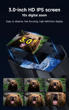 4K HD Night Vision Goggles Binoculars 10X Zoom Infrared 5000mAh Digital Telescope Camera 800M for Outdoor Hunting Camping Tools