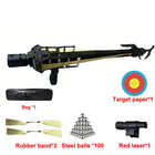Lightweight 40-shot Compound Bow Outdoor Precision Slingshot Dual-purpose For Arrows And Steel Balls Crossbow Composit bow bag