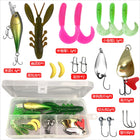 Fishing Rod Kits 1.2M Telescopic Sea Spinning Reel Lure Set Fishing Gear Baits Accessories Bag Beginner With 18Pcs  Lure Tackle