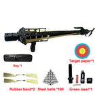 Lightweight 40-shot Compound Bow Outdoor Precision Slingshot Dual-purpose For Arrows And Steel Balls Crossbow Composit bow bag