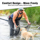 Goture-Thickened Fly Fishing Waders, 100% Waterproof Fishing Clothes, Chest Overalls, Breathable Boot, S, M, L, XL, XXL