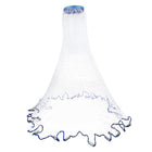 Saltwater Fishing Cast Net for Bait Trap 3ft/4ft/5ft/6ft/7ft/8ft/9ft/10ft Radius with Heavy Duty Real Zinc Sinker Weights
