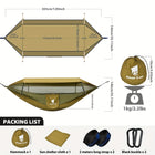 3-in-1 Camping Hammock with Mosquito Net