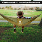 3-in-1 Camping Hammock with Mosquito Net