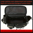 Fishing Backpack Tackle Sling Bag with Rod Holder, Durable Nylon